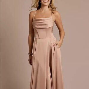 Elegant Blush Pink Gown